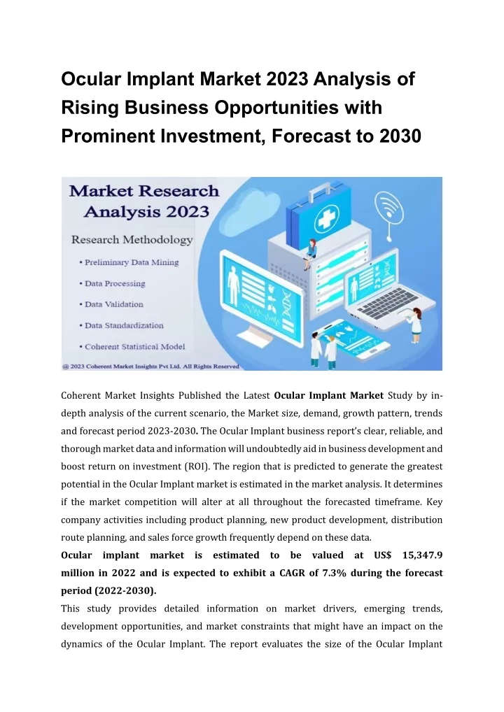 ocular implant market 2023 analysis of rising