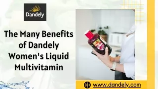 The Positive Aspects Of Women's Liquid Multivitamin