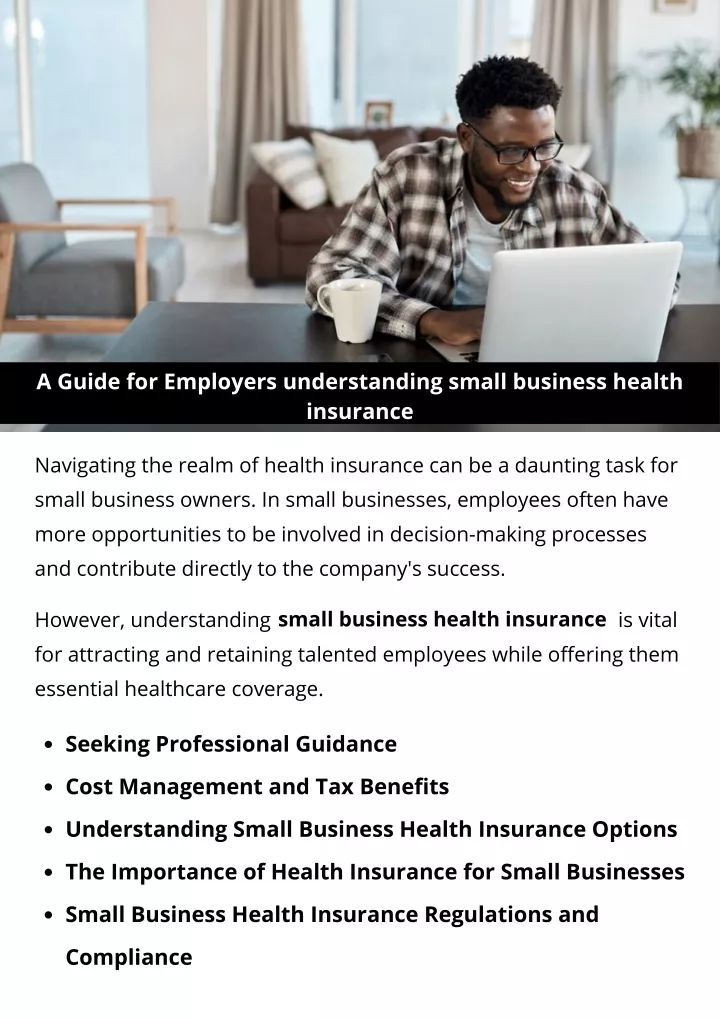 a guide for employers understanding small