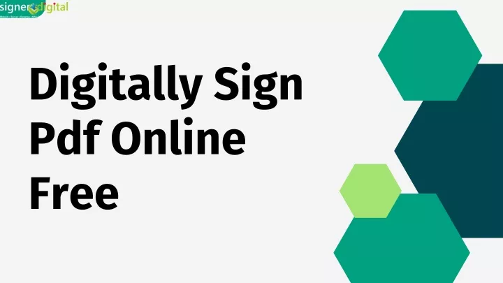 digital sign PDF online free