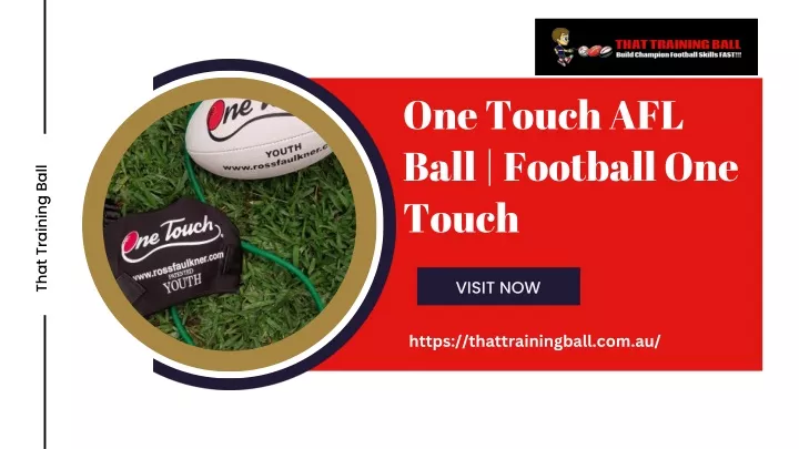 one touch afl ball football one touch