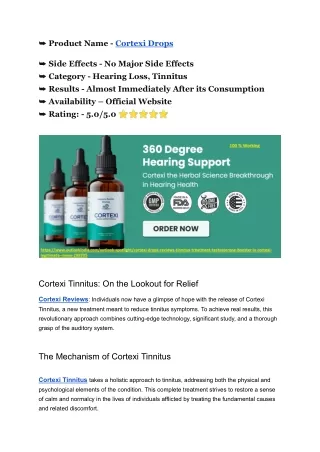product name cortexi drops