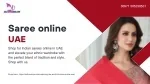 Saree online uae - slide 1