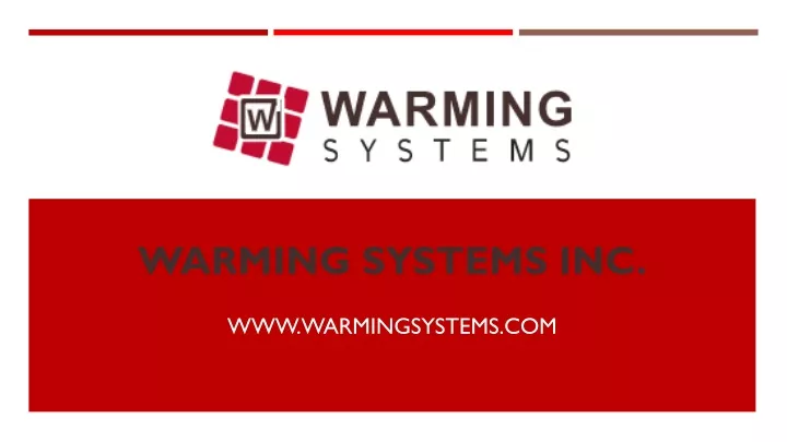 warming systems inc