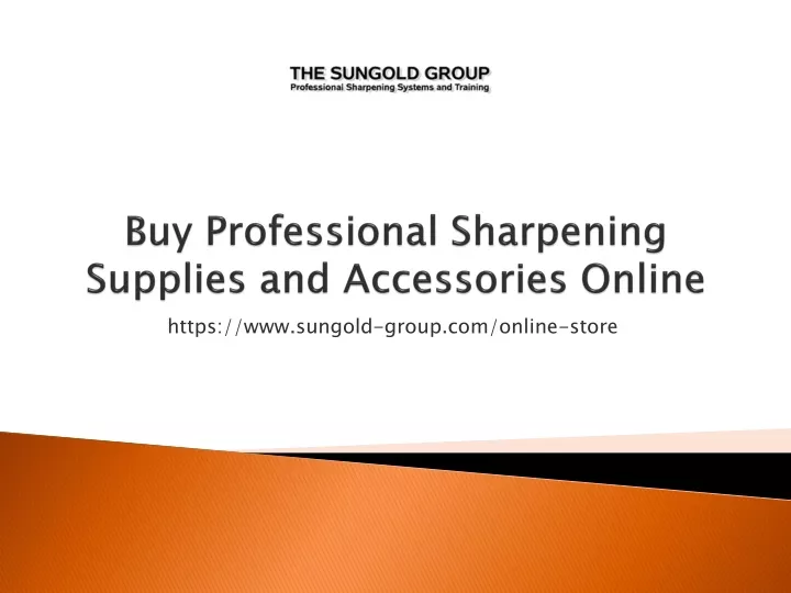 buy professional sharpening supplies and accessories online