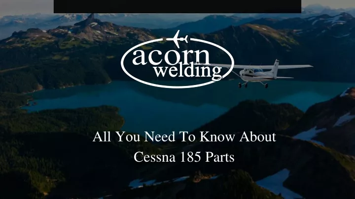 all you need to know about cessna 185 parts