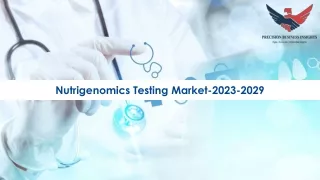 Nutrigenomics Testing Market Size, Share, Trends and Forecast 2023