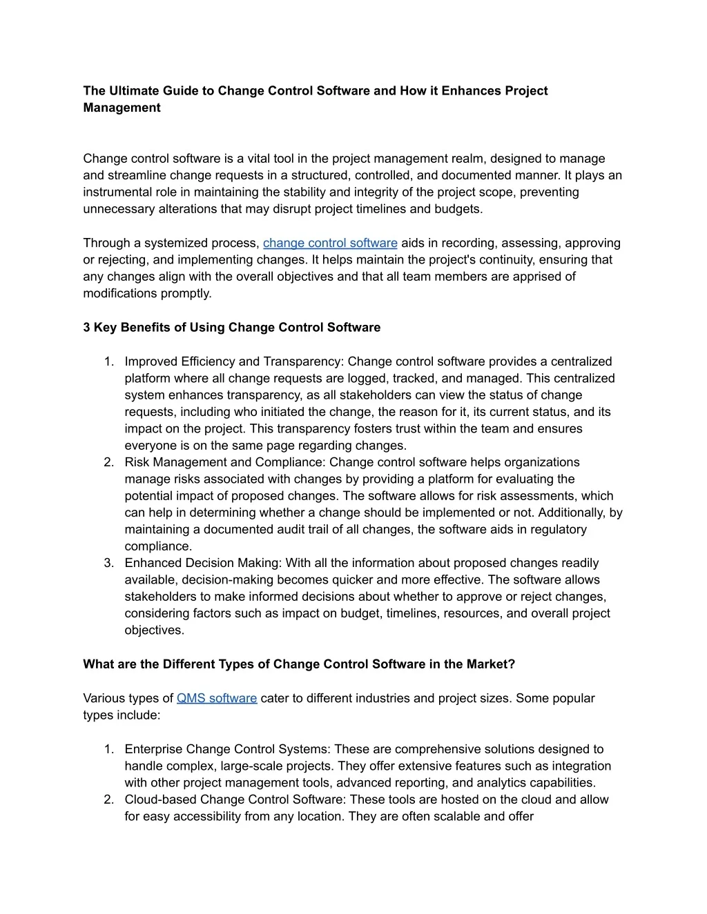 PPT - The Ultimate Guide to Change Control Software and How it Enhances ...