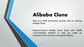 Alibaba Clone App