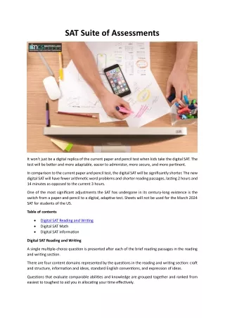 sat suite of assessments