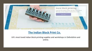 The Indian Block Print Co