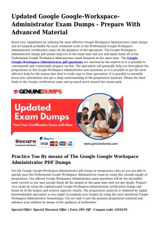 Google-Workspace-Administrator PDF Dumps For Greatest Exam Results