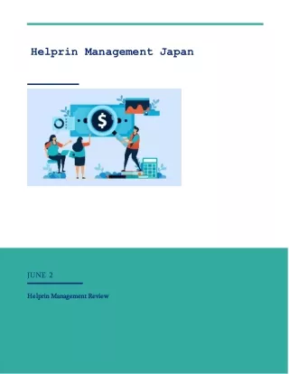 Financial Planning's Advantages - Helprin Management Japan