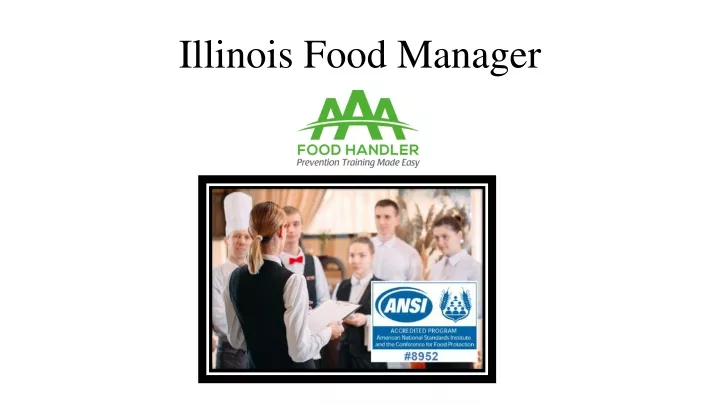 illinois food manager