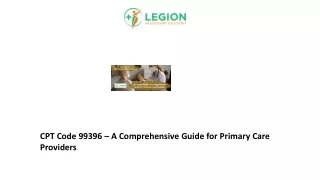 CPT Code 99396 – A Comprehensive Guide for Primary Care Providers