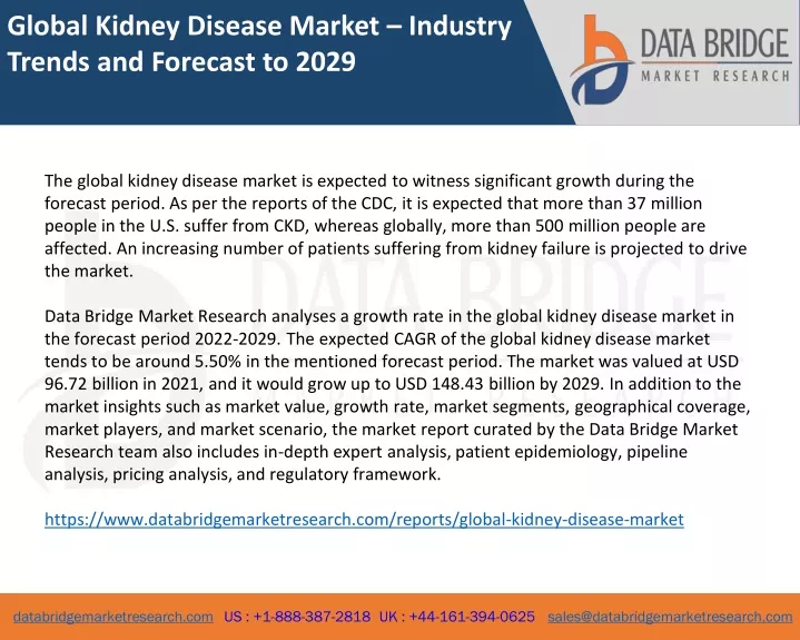 global kidney disease market industry trends