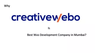 CreativeWebo: The Best Web Development Company in Mumbai for Professional Result