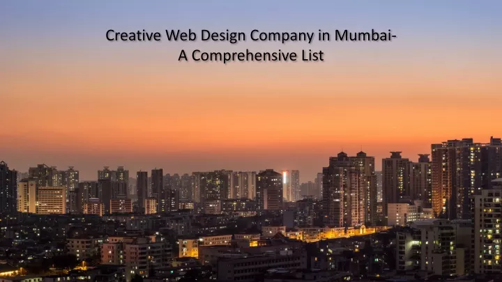 creative web design company in mumbai