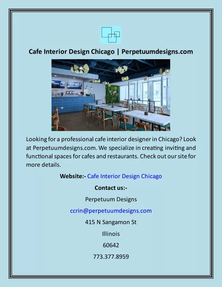 cafe interior design chicago perpetuumdesigns com