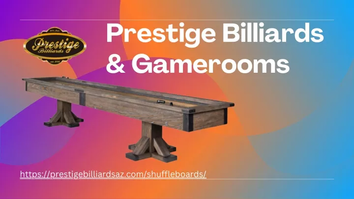 prestige billiards gamerooms