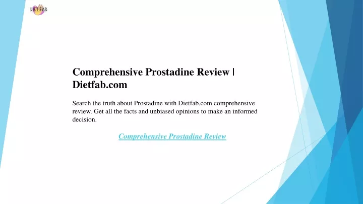 comprehensive prostadine review dietfab