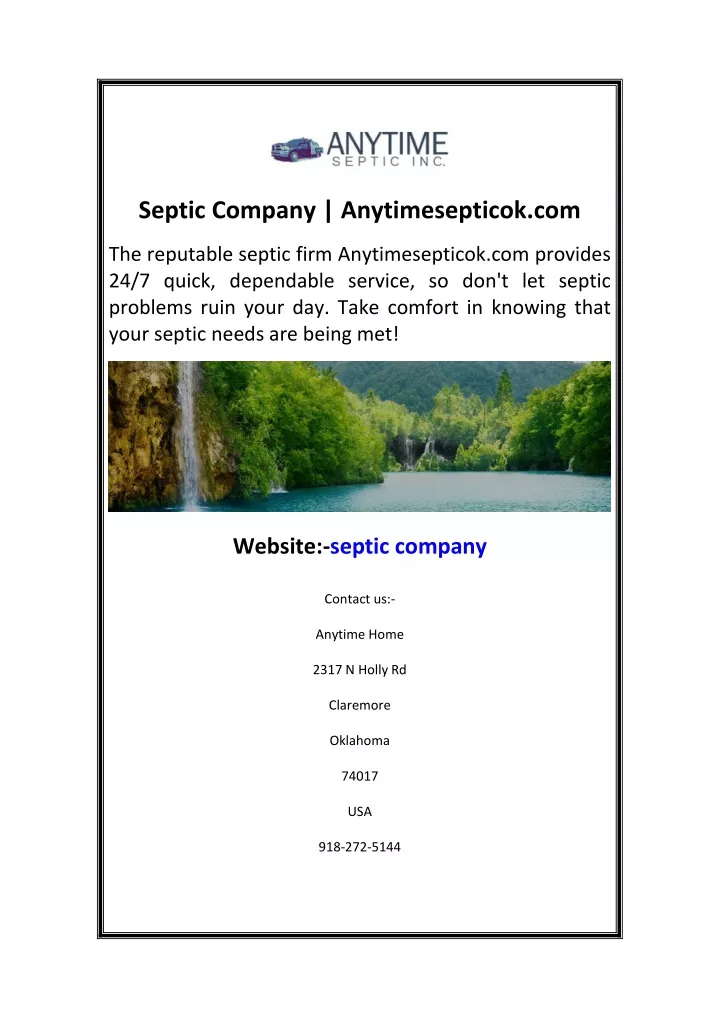 septic company anytimesepticok com