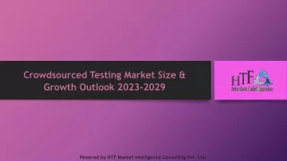 crowdsourced testing market size growth outlook