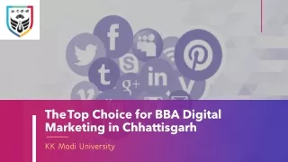 KK Modi University - The Top Choice for BBA Digital Marketing in Chhattisgarh