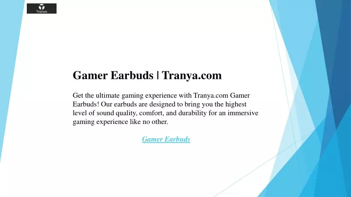 gamer earbuds tranya com get the ultimate gaming