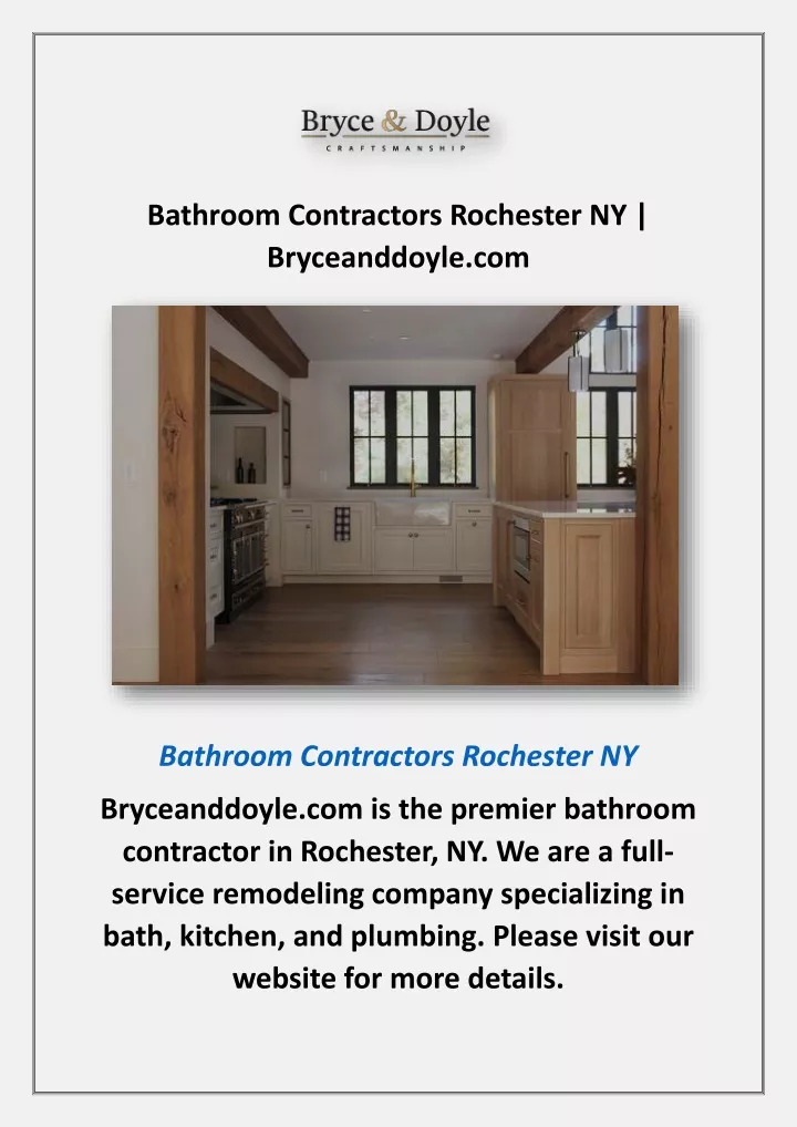 bathroom contractors rochester ny bryceanddoyle