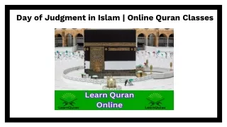 Day of Judgment in Islam