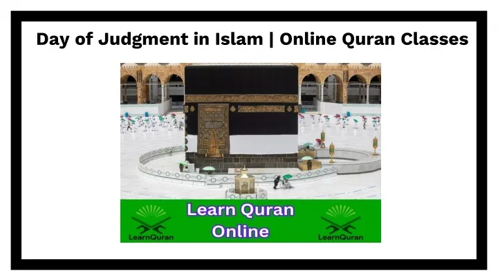 day of judgment in islam online quran classes