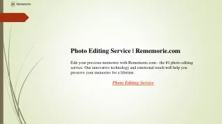 photo editing service rememorie com edit your