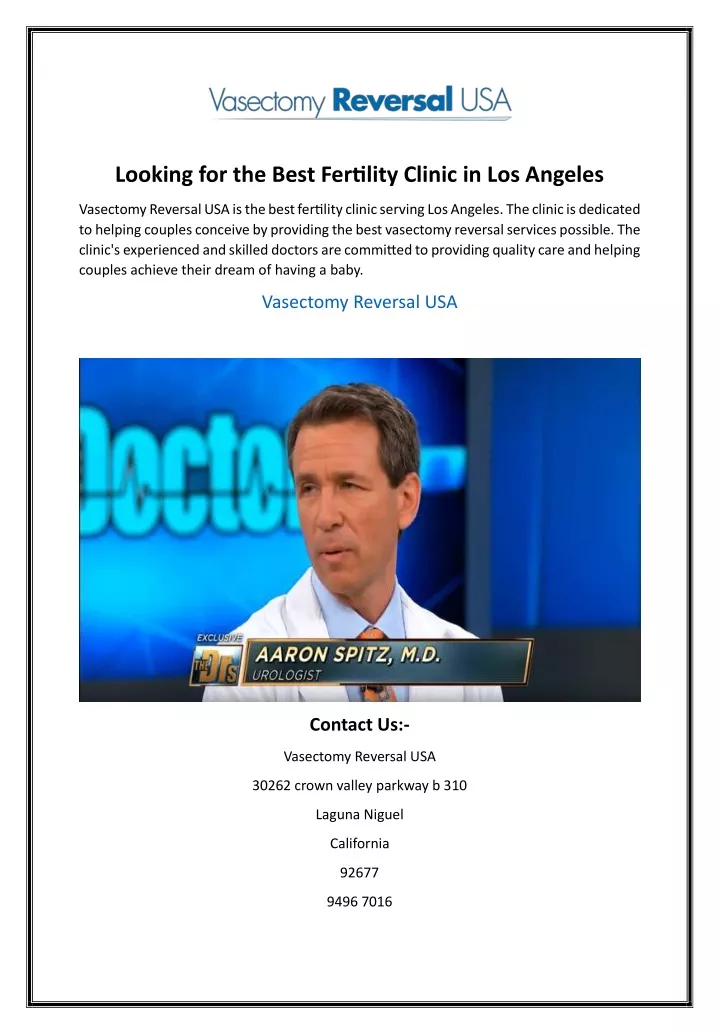 looking for the best fertility clinic