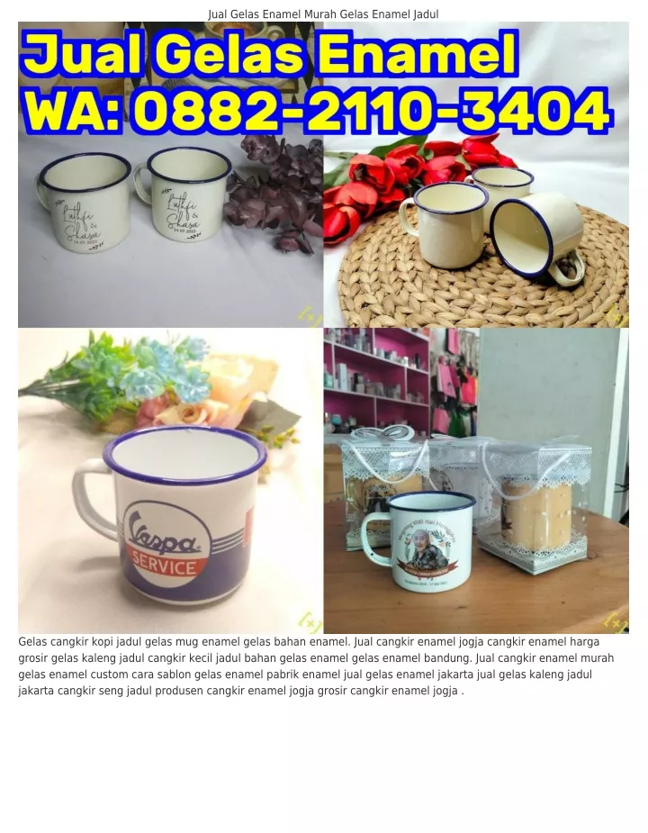 jual gelas enamel murah gelas enamel jadul