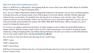 https www dope review com plr power review what