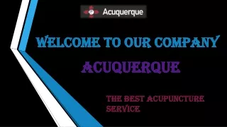 The Best Acupuncture Service At Albuquerque