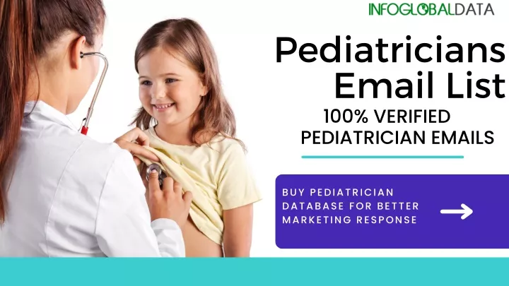 pediatricians email list 100 verified
