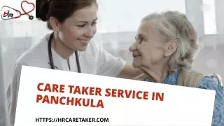 Care Taker Service In Panchkula at Hr care taker