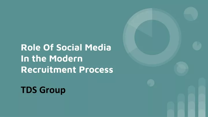 role of social media in the modern recruitment process