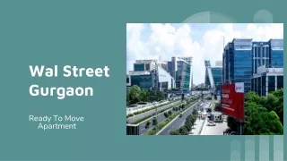 wal street gurgaon
