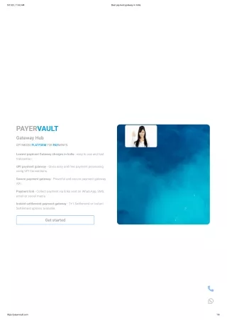 Best payment gateway in India - PayerVault