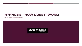 Stage Hypnosis University | Witness the Power of Hypnotic Entertainment