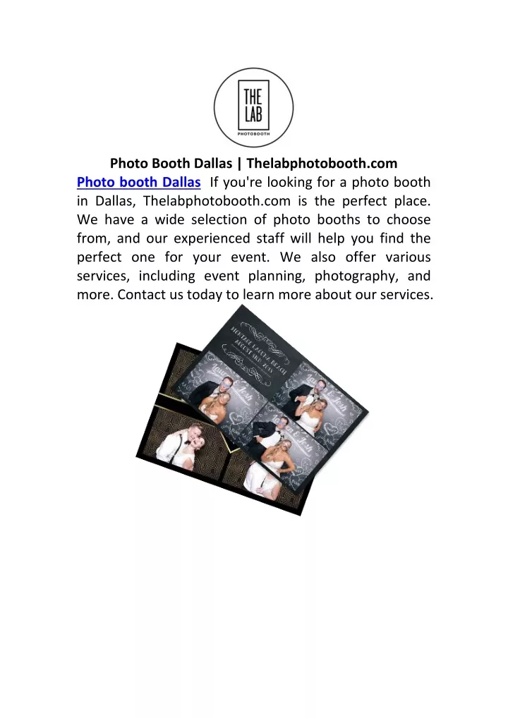 photo booth dallas thelabphotobooth com photo