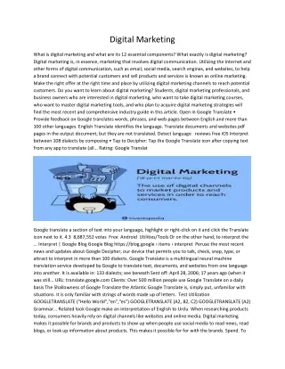 Digital Marketing pdf