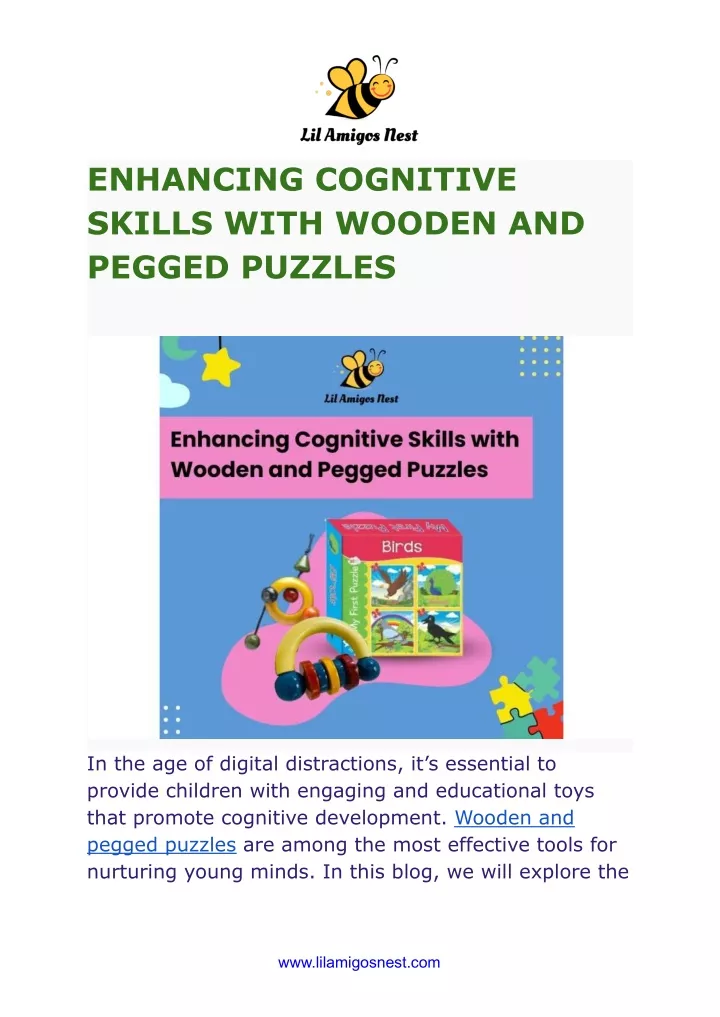 enhancing cognitive skills with wooden and pegged