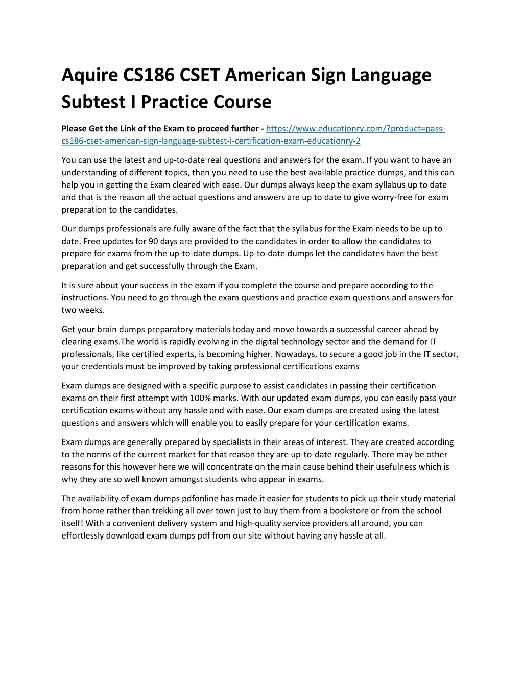 PPT - CS186 CSET American Sign Language Subtest I PowerPoint ...