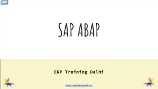 SAP ABAP Training Course in Delhi