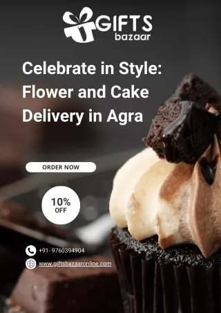 Celebrate in Style Flower and Cake Delivery in Agra