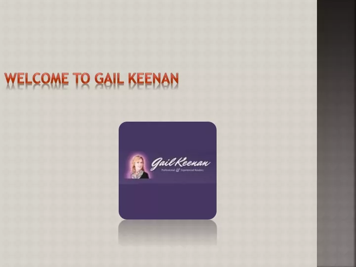 welcome to gail keenan